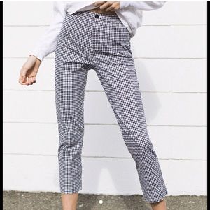 Brandy Melville Tildan Gingham checkered pants